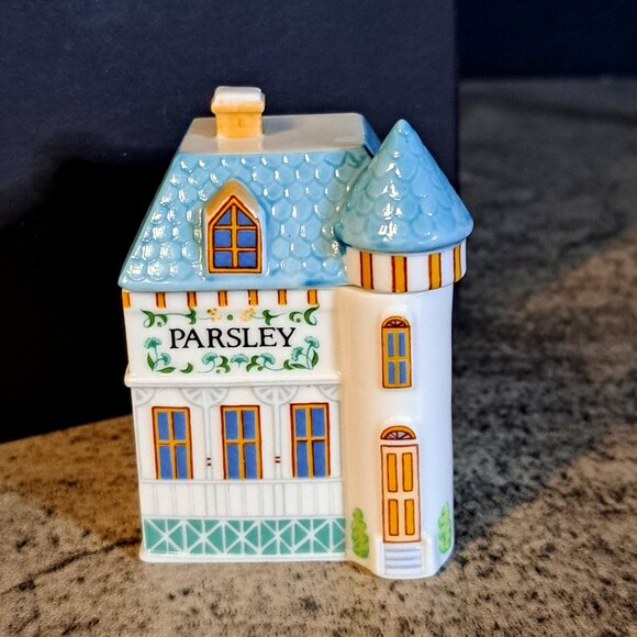 Lenox Spice House “Parsley” 1989 Lenox Spice Village Collection - Picture 5 of 16
